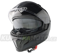 Moto helma Yohe 985 SV Solid Black vel. XL 8596341141967 – akce