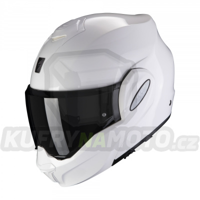 Moto přilba SCORPION EXO-TECH EVO solid bílá