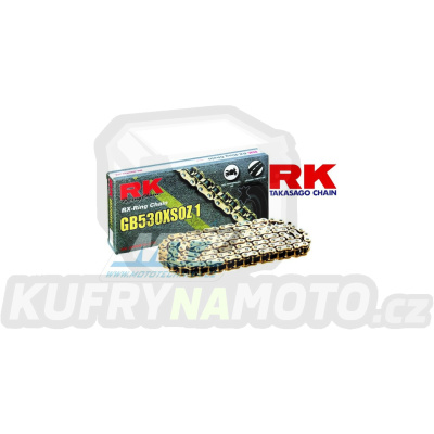 Řetěz RK 530 XSO (110čl) - těsněný/ x kroužkový (zlatý)