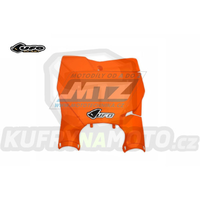 Tabulka přední KTM 125SX+150SX+250SXF+350SXF+450SXF / 16-22 + 250SX / 17-22 - barva FLUO oranžová (neon oranžová)