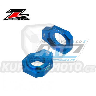 Dorazy osy zadního kola ZETA ZE93-5419 - Husqvarna TC125 / 16-22 + TC250 / 17-22 + FC250+FC350+FC450 / 16-22 + FX350+FX450+TX300 + KTM+Gas-Gas - modré