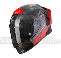 Moto přilba SCORPION EXO-R1 CARBON AIR CORPUS II  červená