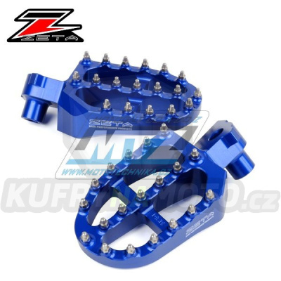 Stupačky ZETA Racing Alu - ZETA ZE93-1623 - Yamaha YZ125+YZ250 / 98-25 + YZF250+YZF450 + YZF250X+YZF450X + YZ125X+YZ250X + WRF250+WRF400+WRF426+WRF450 + 700 Tenere + Honda+Gas-Gas+TM - modré