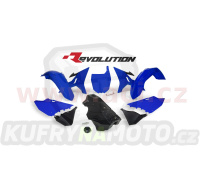 sada plastů Yamaha - REVOLUTION KIT pro YZ 125/250 02-21, RTECH (modro-černá, 7 dílů)