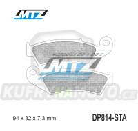 Destičky brzdové DP814-STA - směs Standard