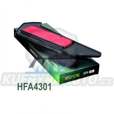 Filtr vzduchový HFA4301 (HifloFiltro) - Yamaha CZD300 A X-Max 300 + CZD300 A X-Max 300 ABS + CZD300 A X-Max 300 Tech MAX + MWD300 Tricity