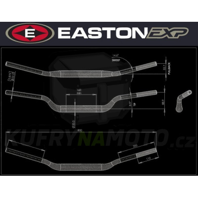 Řídítka EASTON EXP EXP M 89 56