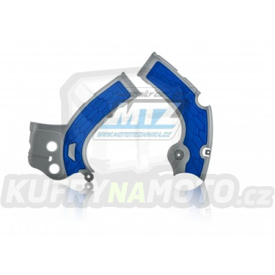 Kryty rámu Yamaha YZF250 / 17-18 + YZF450 / 16-17 + WRF250 / 17-19 + WRF450 / 16-18 - barva šedo-modrá