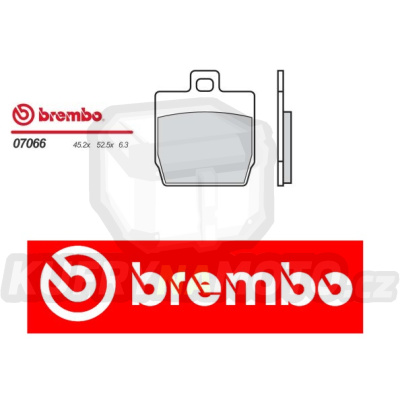 Brzdové destičky Brembo MBK STUNT 50 r.v. Od 00 -  směs Originál Přední