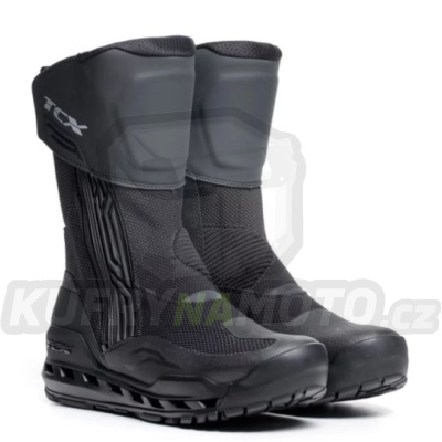 Moto boty TCX CLIMA 2 SURROUND GORE-TEX černo/tmavě šedé