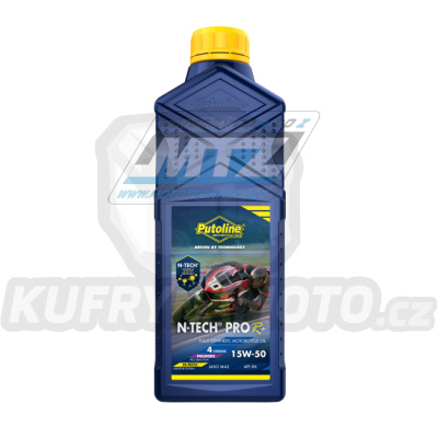 Olej motorový motocyklový Putoline N-TECH ROAD PRO R+ 15W50 (balení 1L)