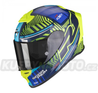 Moto přilba SCORPION EXO-R1 AIR VICTORY modro/neonově žlutá