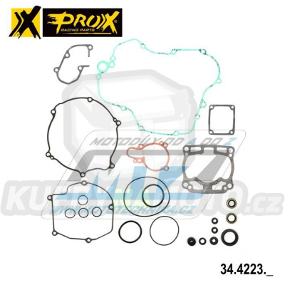 Těsnění kompletní motor (včetně gufer motoru) Kawasaki KX125 / 03-08