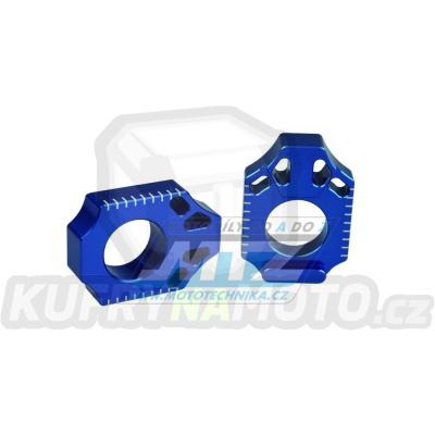 Dorazy osy zadního kola SCAR - Yamaha YZ125+YZ250 / 99-24 + YZF400+YZF426+YZF250+YZF450 / 98-08 + WRF400+WRF426+WRF250+WRF450 / 98-24 + WR250R+WR250X / 07-20 - modré