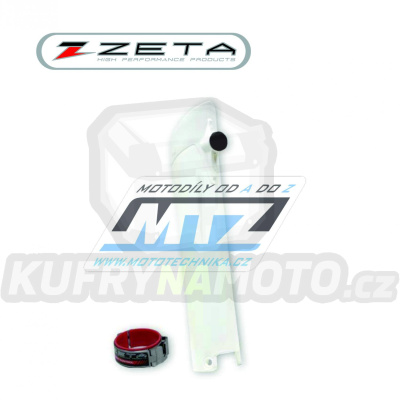 Kryt vidlice + pomocník startu &quot;Launch Control&quot; - ZETA ZE89-7421 - KTM 125SX+144SX+150SX+250SX + 250SXF+350SXF+450SXF / 07-14 - bílý (1strana)