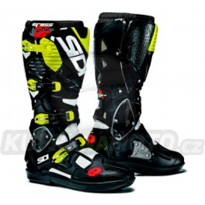 Boty Sidi CROSSFIRE 3 SRS  white/black/yellow fluo