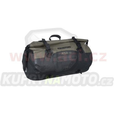 vodotěsný vak Aqua T-50 Roll Bag, OXFORD (khaki/černý, objem 50 l)