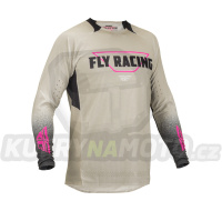 dres EVOLUTION DST. FLY RACING - USA 2023 (ivory/černá)