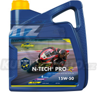 Olej motorový motocyklový Putoline N-TECH ROAD PRO R+ 15W50 (balení 4L)