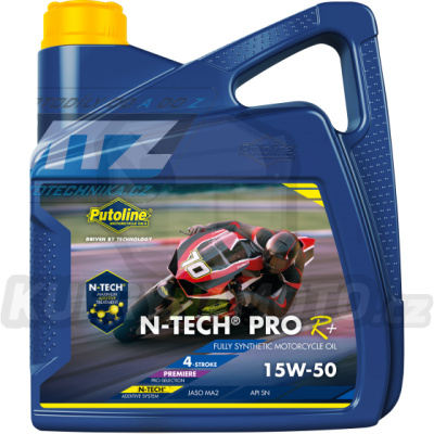 Olej motorový motocyklový Putoline N-TECH ROAD PRO R+ 15W50 (balení 4L)