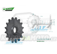 Kolečko řetězové (pastorek) 0824-16zubů ESJOT 50-32048-16 - Husqvarna TE250+TE310+TE410+TE450+TE510+TE570+TE610 + TE410E+TE610E + TC250+TC450+TC510+TC570+TC610 + SMR450+SMR510+SMR530+SMR570+SMR630 + SM610+SM630