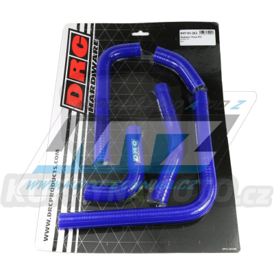 Hadice chladiče DRC RADIATOR HOSE KIT - DRC D47-01-262 - Kawasaki KXF250 / 20 - modré (sada 5ks)