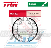 Brzdové obložení (brzdové pakny) TRW Lucas MCS823 - Honda TRX350G -N + Suzuki UC125 Epicuro + UE150CT