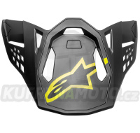 kšilt pro přilby SUPERTECH S-M10 AMS, ALPINESTARS (šedá/bílá/žlutá fluo/černá)