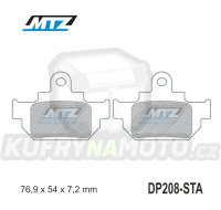 Destičky brzdové DP208-STA - směs Standard