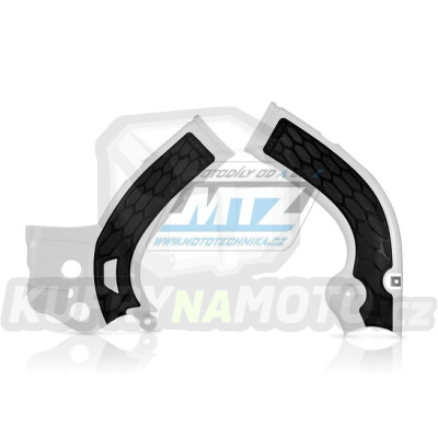 Kryty rámu Yamaha YZF250 / 14-16 + YZF450 / 14-15 + WRF250 / 15-16 - barva bílo-černá