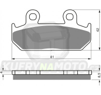 Brzdové destičky Goldfren 025 směs AD - akce