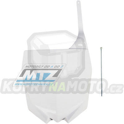 Tabulka přední Yamaha YZ125+YZ250 / 02-14 Restyling - barva bílá