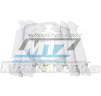 Mřížky chladiče - Suzuki RM125 / 03-11 + RM250 / 99-05 + DRZ400 / 00-23 + DRZ400E+DRZ400S+DRZ400SM - barva bílá