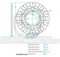 Kotouč brzdový plovovoucí nerezový (310/132/5D) kulatý desing -Yamaha YZF-R6+FZ800Fazer+YZF-R1+XTZ1200Super Tenere