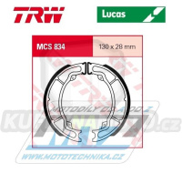 Brzdové obložení (brzdové pakny) TRW Lucas MCS834 - SYM Shark 50 + Euro MX 125 + HD125DT + Megalo 125 + Shark 125 + Tonic 125 + VS125 + Shark 150