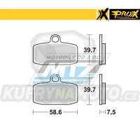 Destičky brzdové DP514 - PROX 37.160202