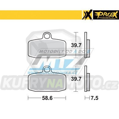 Destičky brzdové DP514 - PROX 37.160202