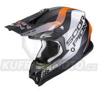 Moto přilba SCORPION VX-16 AIR SOUL matná černo/oranžová