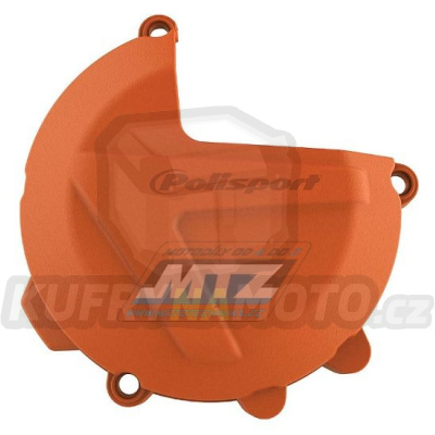 Kryt spojkového víka KTM 250SX / 17-22 + 250EXC+300EXC / 17-23 + Husqvarna TE250+TE300 / 17-23 + TC250 / 17-22 + TX300 - barva oranžová