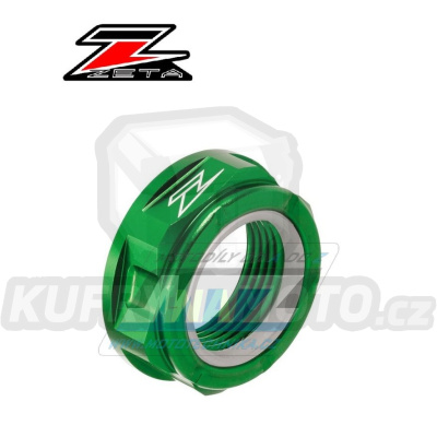 Matice osy zadního kola ZETA ZE93-8055 - Honda CR125+CR250+CRF250R+CRF450R + CRF250X+CRF450X+CRF250RX+CRF450RX+CRF450L + Yamaha YZF250+YZF450 + Kawasaki KX125+KX250+KXF250+KXF450+KLX450R + Suzuki RMZ250+RMZ450+RMX450Z - zelená