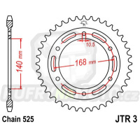 Řetězová rozeta BMW F 700 GS 10,5 mm šrouby 2013-2018 41 zubů, řetěz 525 – akce