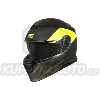 Moto přilba ORIGINE DELTA BASIC VIRGIN matná fluo žluto/černo/titanová