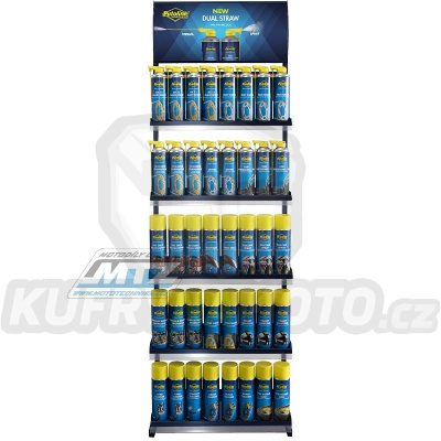 Stojan prodejní &quot;Metal Aerosol Display&quot; Putoline - ocelový, 5patrový