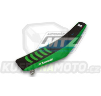 Potah sedla Kawasaki KXF250 / 09-12 + KXF450 / 09-11 - barva černo-zelená - typ potahu DG3