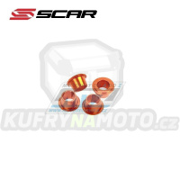 Podložky do klem řídítek / Konusy řídítek Scar Rubber Killer (sada 4ks) - KTM 125SX+150SX+250SX + 250SXF+350SXF+450SXF / 16-24 + KTM 690 Enduro + 690SMC + Husqvarna + Gas-Gas