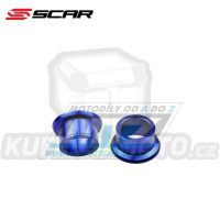 Rozpěrky na osu zadního kola SCAR - Yamaha YZF250 / 09-25+YZF450 / 09-25 - modré