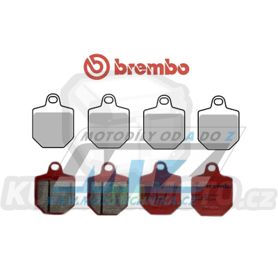 Destičky brzdové Brembo (originál Brembo Genuine Parts) 07GR76SA