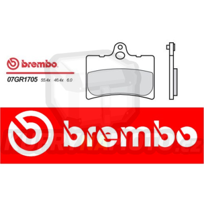 Brzdové destičky Brembo BETA TR 36 ostatní r.v. Od 92 -  směs Originál Přední