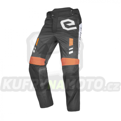 Moto kalhoty ELEVEIT MUD MAXI černo/oranžové