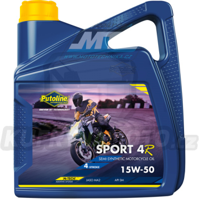 Olej motorový motocyklový Putoline Sport4R 15W50 (balení 4L)